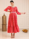 Flared Soft Masleen Long Western Gown Collection Exporters In India
